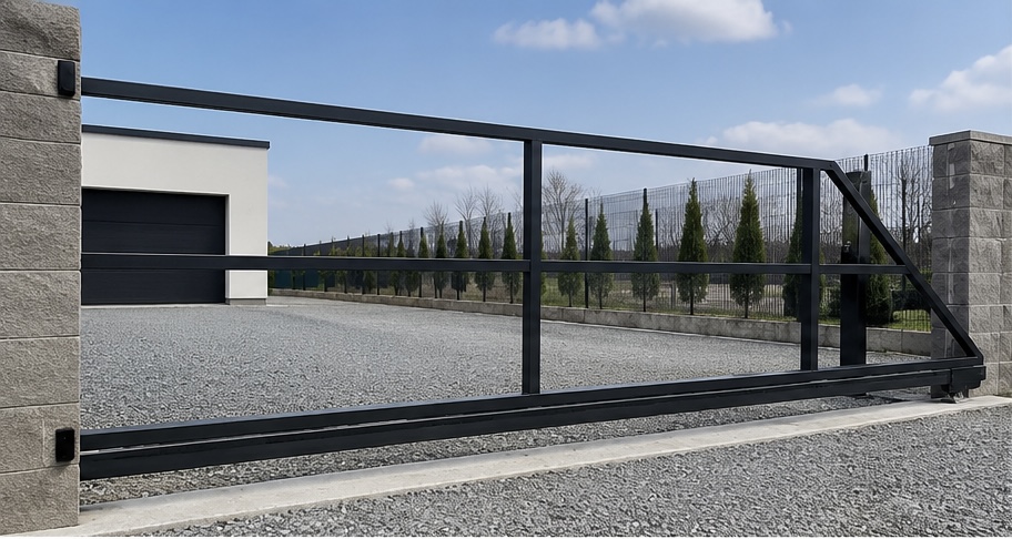 Samonosná brána 420 x 150 s výplní + ZDARMA MOTOR - Obrázek 5
