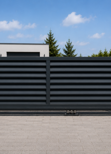 SAMONOSNÁ BRÁNA 450 x 150 s výplní + ZDARMA MOTOR